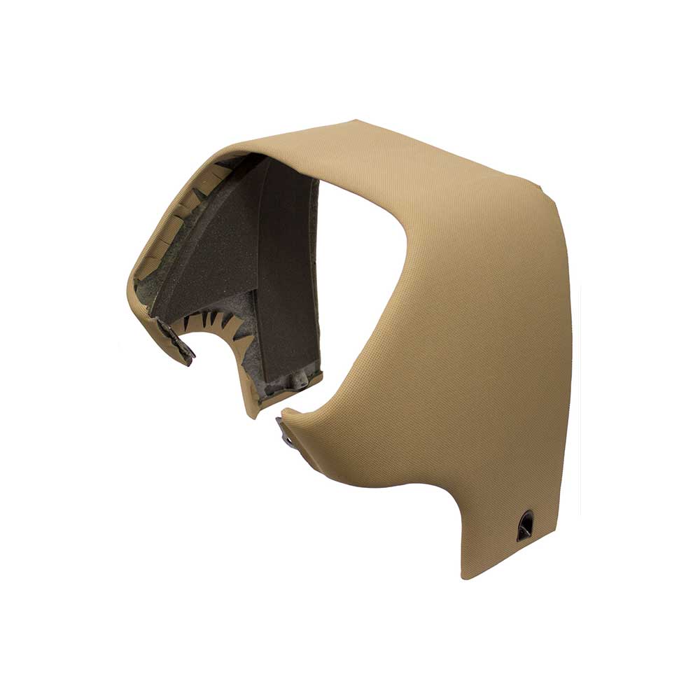 K&M Mfg Cowl Cover for John Deere 55-55 Utility Series Tractors | Sailcloth Tan Vinyl