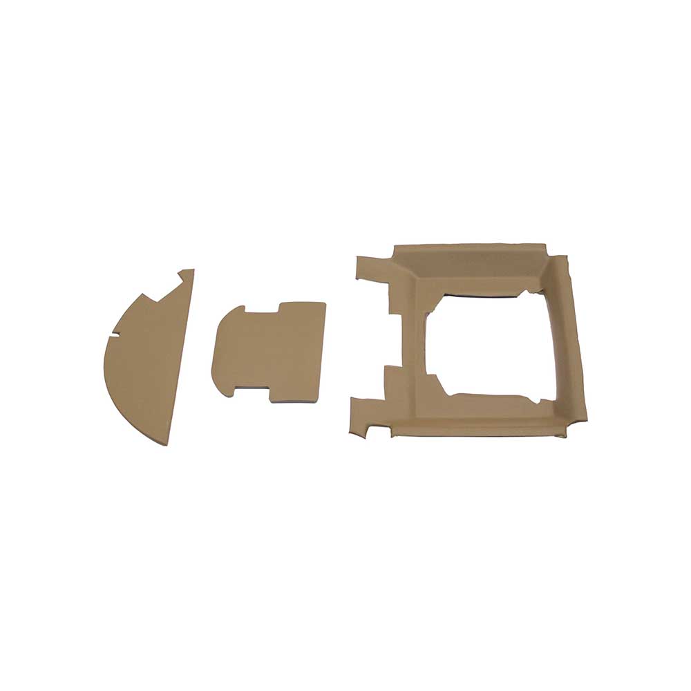 K&M Mfg Complete Headliner Kit for John Deere Utility European Series | With Hatch | Brindle Brown