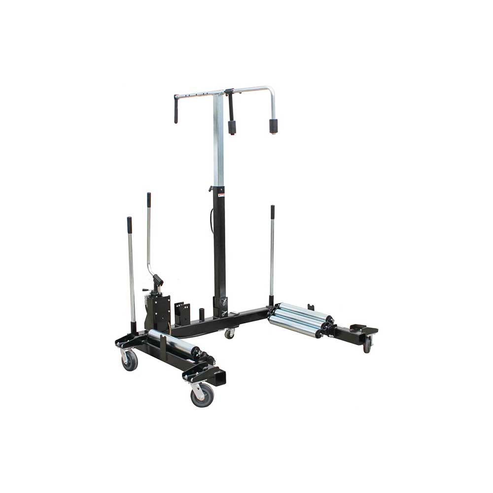 K&M Mfg Wheel Dolly | For Semi & Tractor Tires | 3,800-Lb. Load Capacity | Black Powder Coat