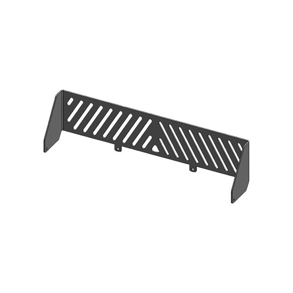 K&M Mfg 28-In. Protective Grill Screen for 28-In. Weight Box | Black Powder Coat