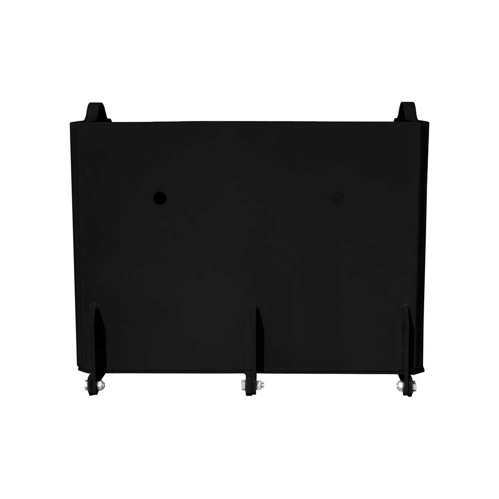 K&M Mfg 28-In. Heavy-Duty Weight Box | 28-In. x 22-In. x 20-In. | Black Powder Coat