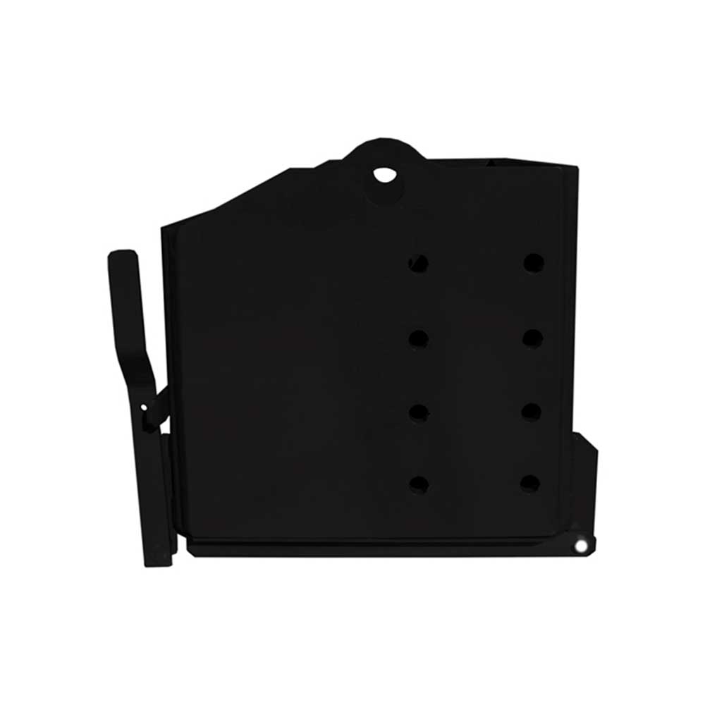 K&M Mfg 36-In. Heavy-Duty Weight Box | 36-In. x 22-In. x 20-In. | Black Powder Coat