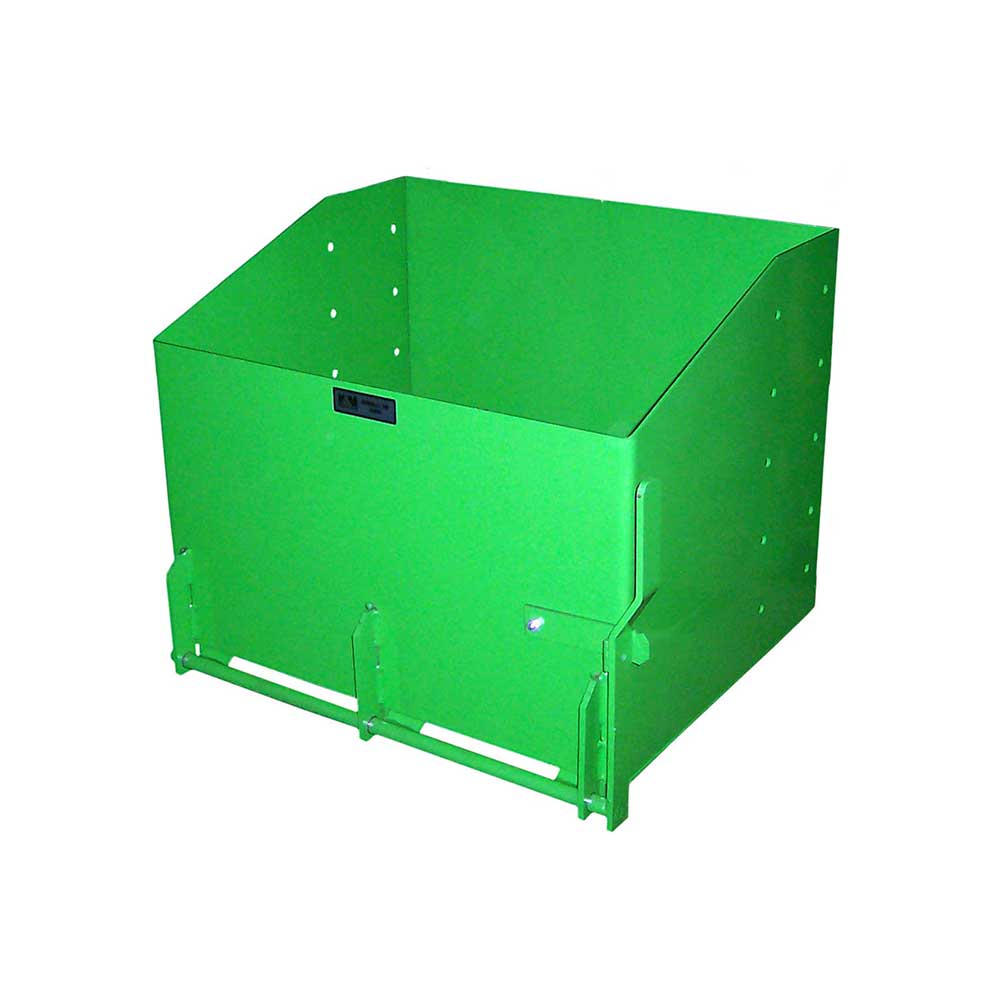 K&M Mfg 24-In. Standard Weight Box | 24-In. x 20-In. x 18-In. | Green Powder Coat