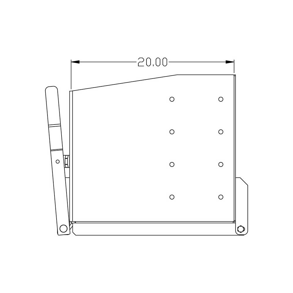 K&M Mfg 24-In. Standard Weight Box | 24-In. x 20-In. x 18-In. | Green Powder Coat