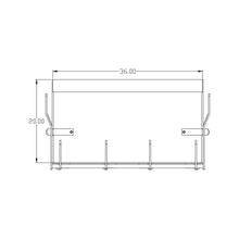 K&M Mfg 36-In. Standard Weight Box | 36-In. x 22-In. x 20-In. | Black Powder Coat