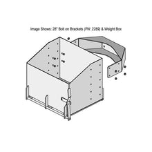 K&M Mfg 28-In. Bolt on Brackets (BOB) Kit for Case IH MX/Tier 4/215-335 (Magnum) Series | Black