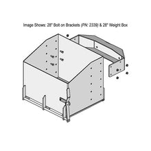 K&M Mfg 28-In. Bolt on Brackets (BOB) Kit for John Deere 30-60/5000-10/6000R/7000/7R/8000-10 | Green
