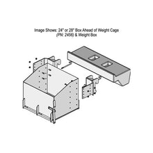 K&M Mfg 24-In. or 28-In. Box Ahead of Weight Cage (BAWC) Kit | Case IH MXM/Maxxum/MXU/215-335 | Blk