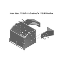 K&M Mfg 28-In. Bolt on Brackets (BOB) Kit for Case IH Tier 4 Magnum 235-380 | Heavy-Duty | Black