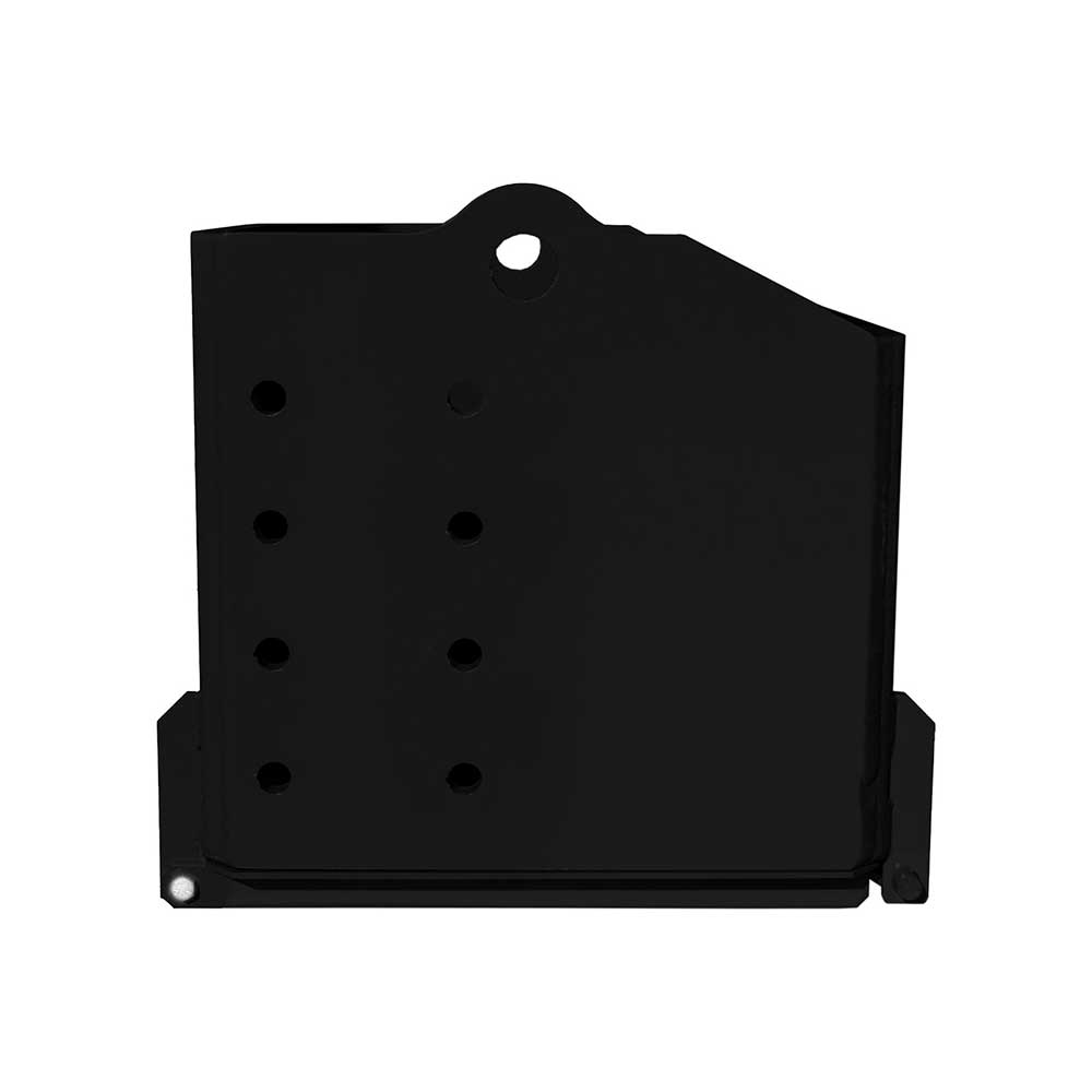 K&M Mfg 28-In. Heavy-Duty Weight Box | 28-In. x 22-In. x 20-In. | Black Powder Coat