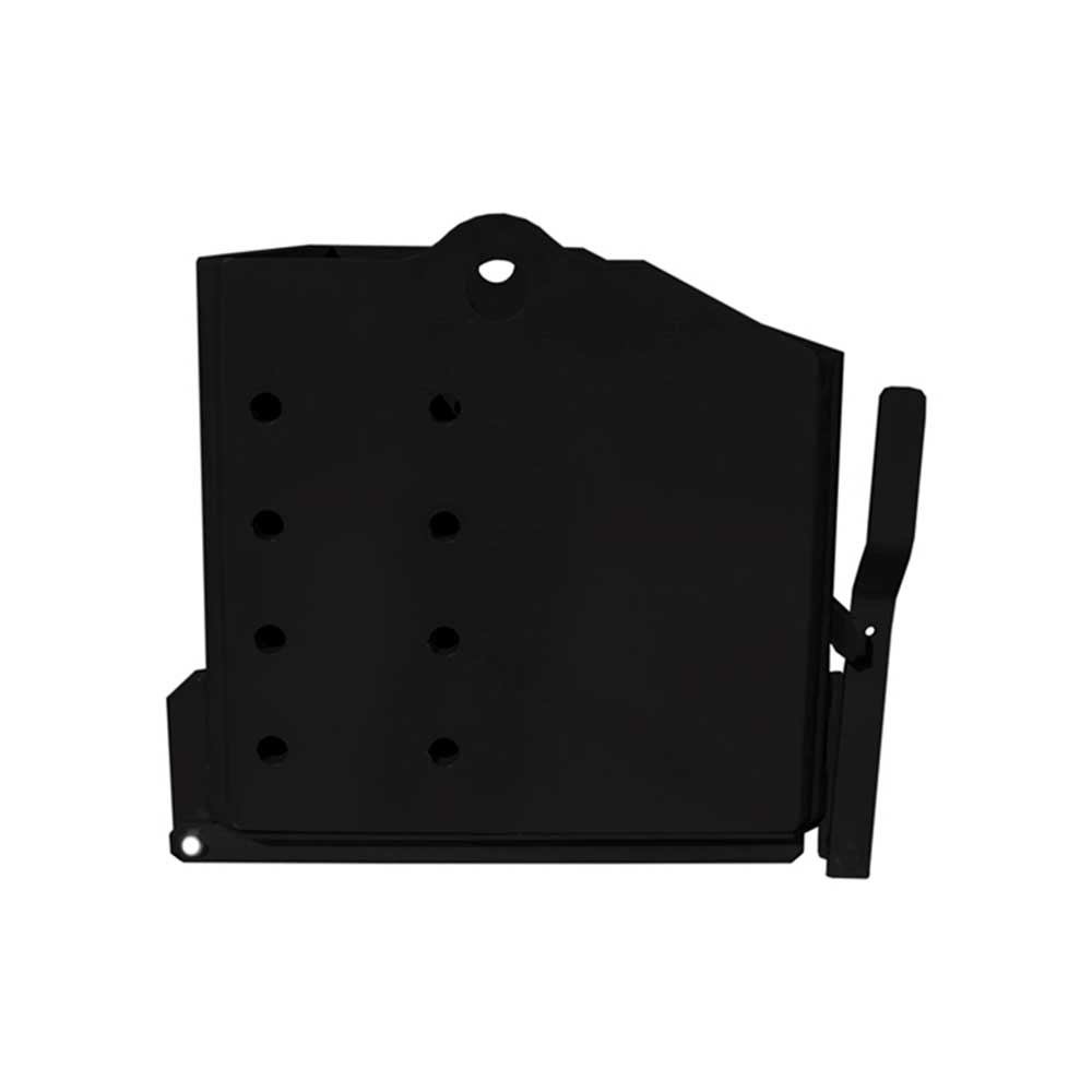 K&M Mfg 36-In. Heavy-Duty Weight Box | 36-In. x 22-In. x 20-In. | Black Powder Coat