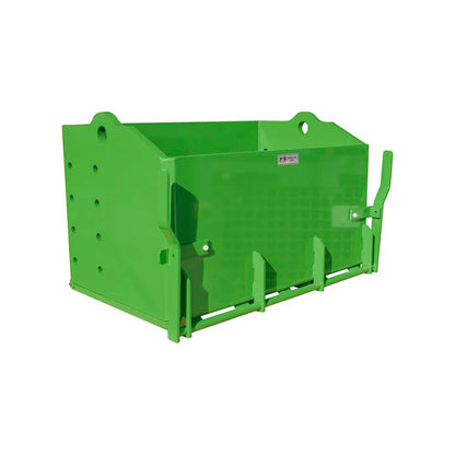 K&M Mfg 36-In. Heavy-Duty Weight Box | 36-In. x 22-In. x 20-In. | Green Powder Coat