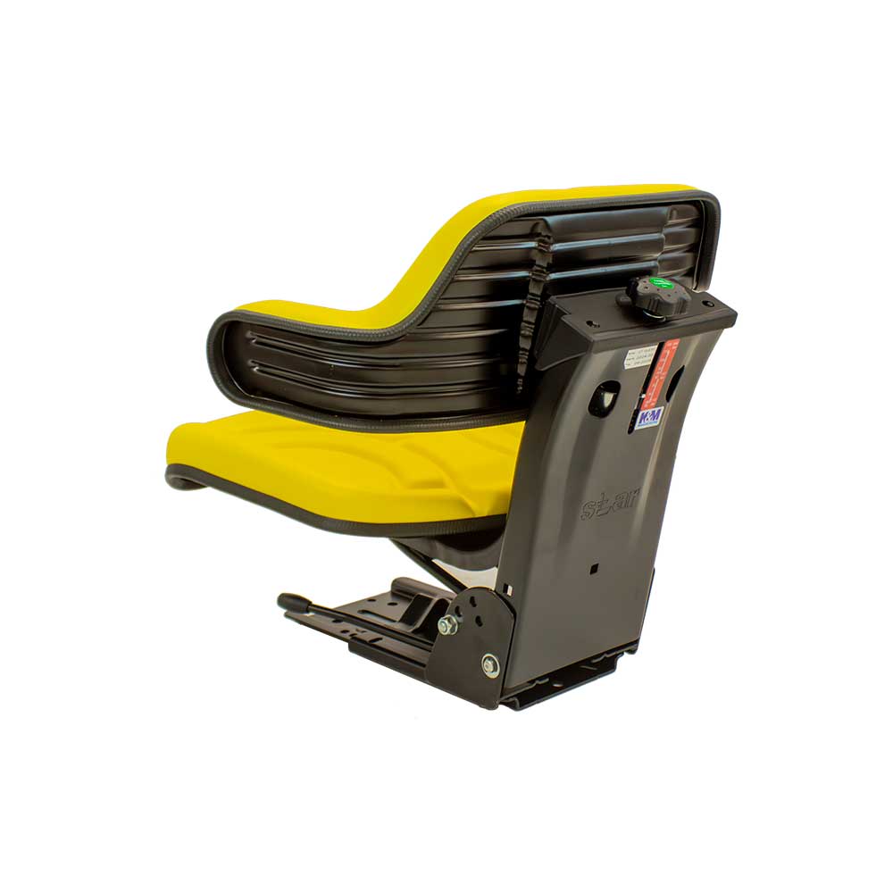 Uni Pro 350 Utility Mechanical Suspension Seat | Yellow Vinyl