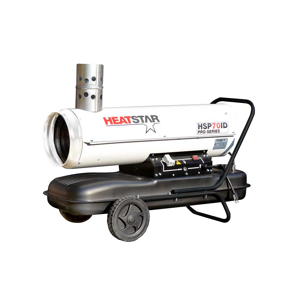 Indirect Fired Heater | HSP70ID | 70K BTU/hr | Kerosene/Diesel/Oil/Jet Fuel