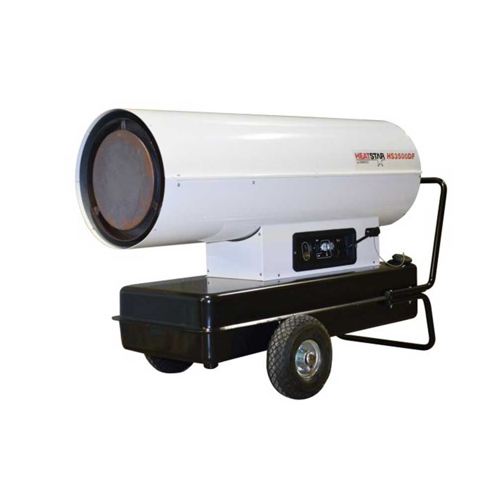 Direct Fired Heater | HS3500DF | 360K BTU/hr | Kerosene/Diesel/Oil/Jet Fuel