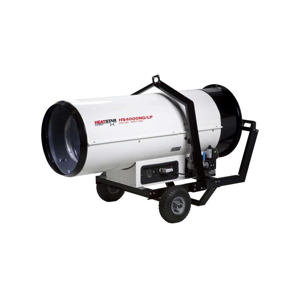 Direct Fired Heater | HS4000NG/LP | 400K BTU/hr | Propane/Natural