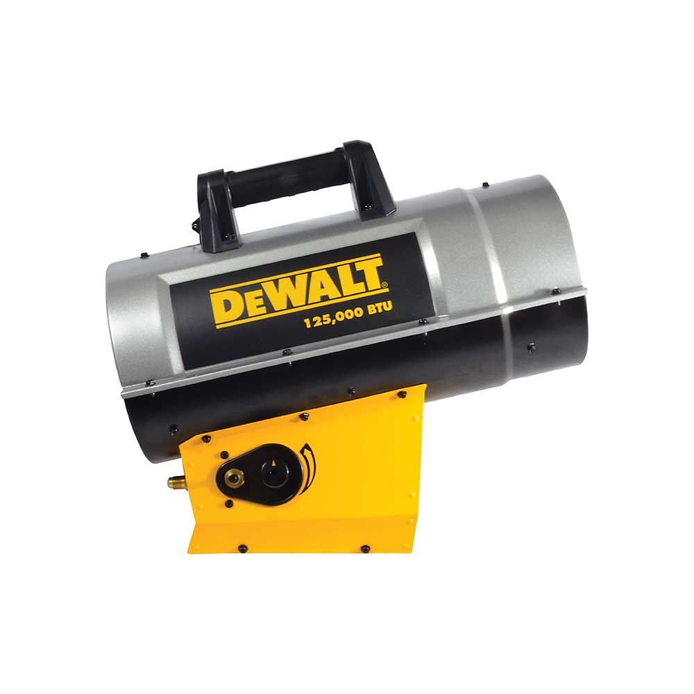 DEWALT Forced Air Heater | DXH125FAV | 85K/125K BTU/hr | Propane
