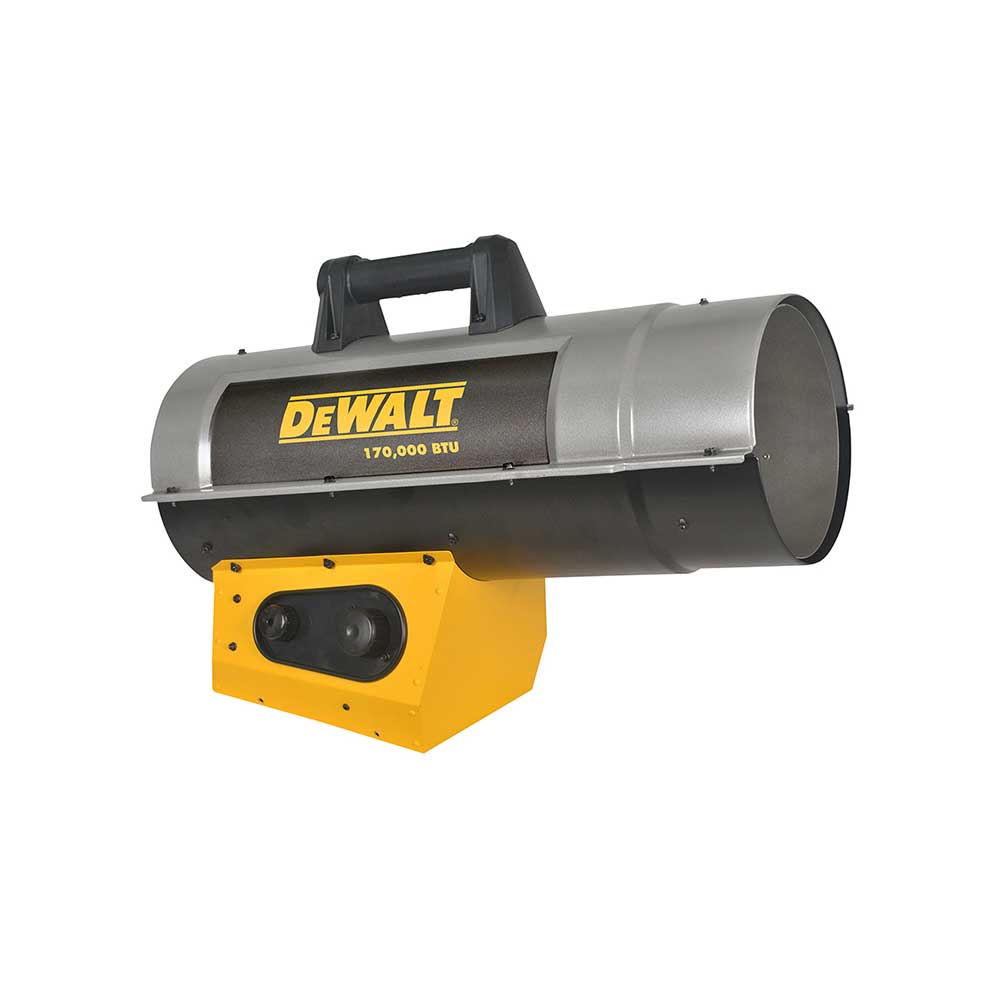 DEWALT Forced Air Heater | DXH170FAVT | 125K/170K BTU/hr | Propane