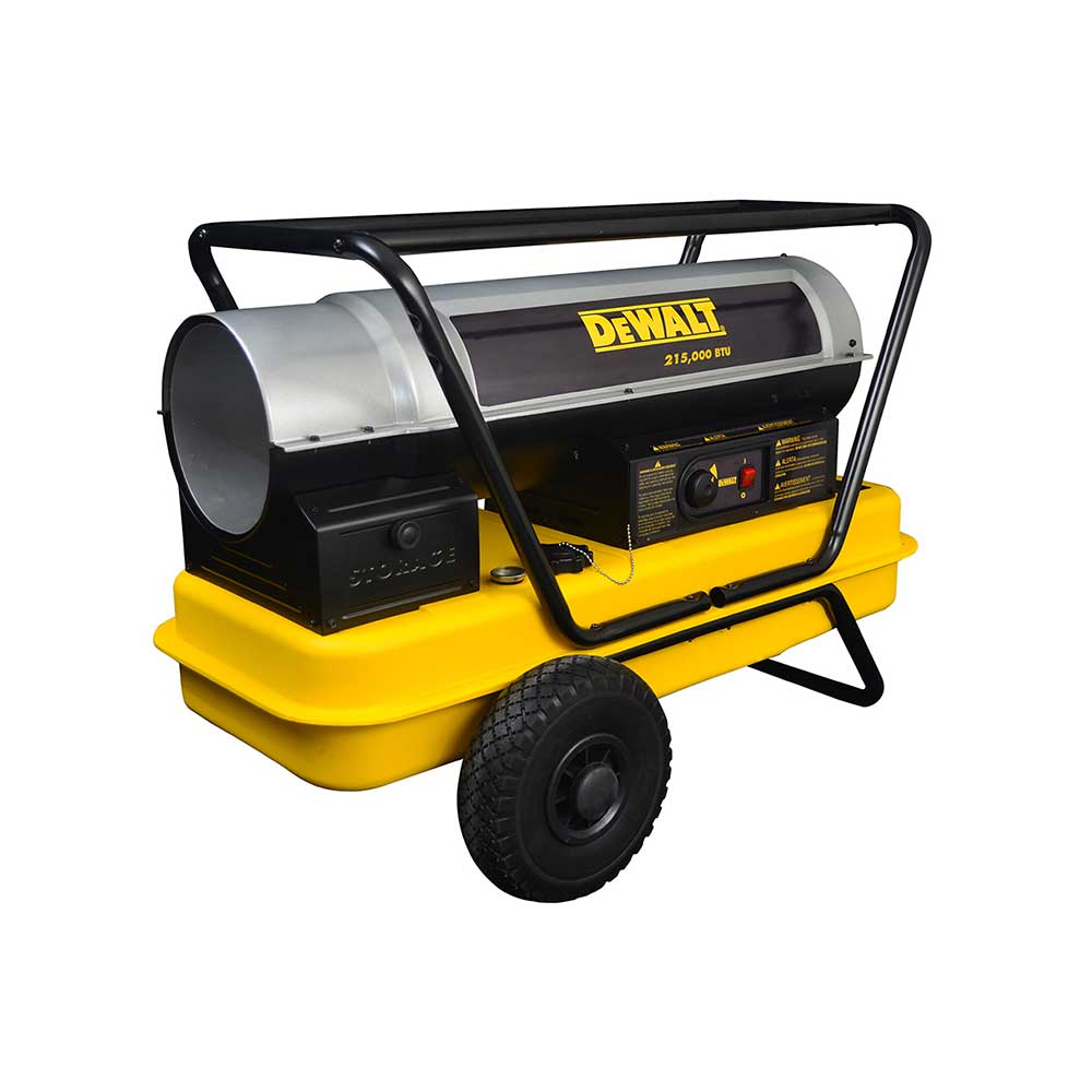 DEWALT Forced Air Heater | DXH215HD | 215K BTU/hr | Kerosene/Diesel