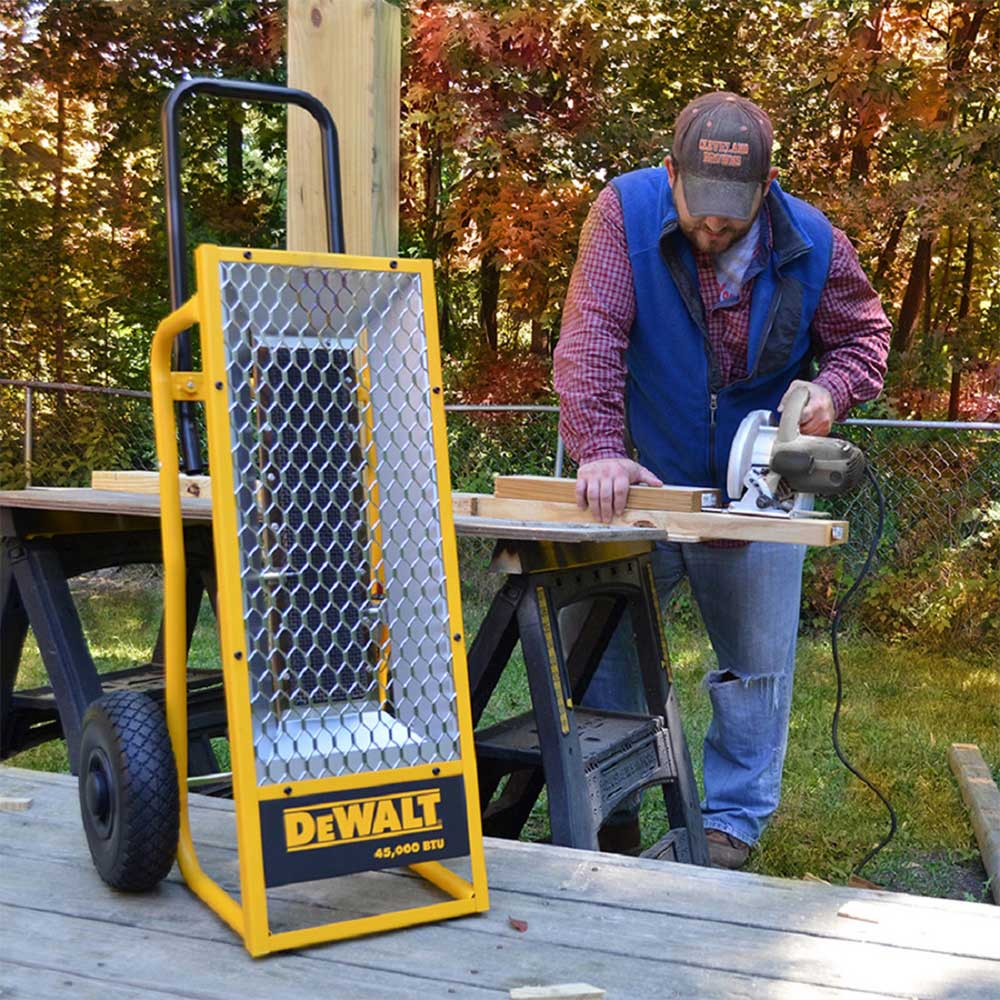 DEWALT Portable Radiant Heater | DXH45LP | 45K BTU/hr | Propane