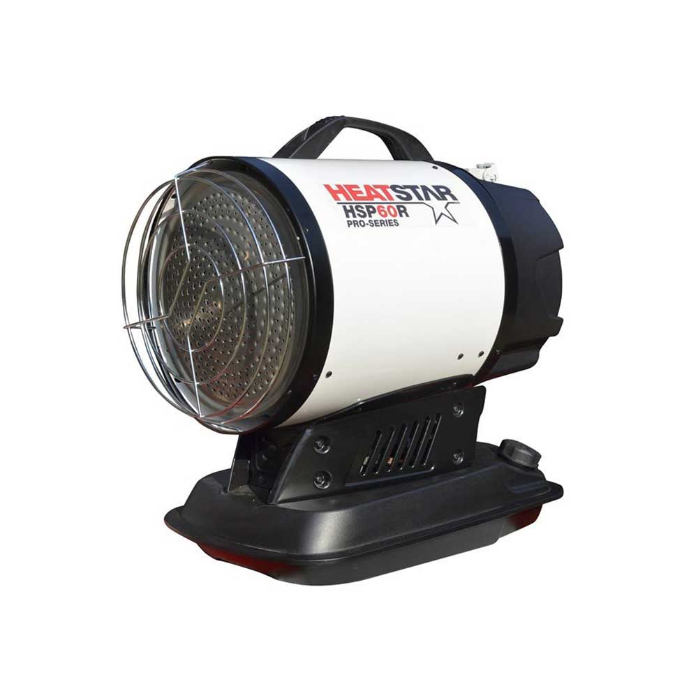 Portable Radiant Heater | HSP60R Pro Series | 58K BTU/hr | Kerosene/Diesel/Oil