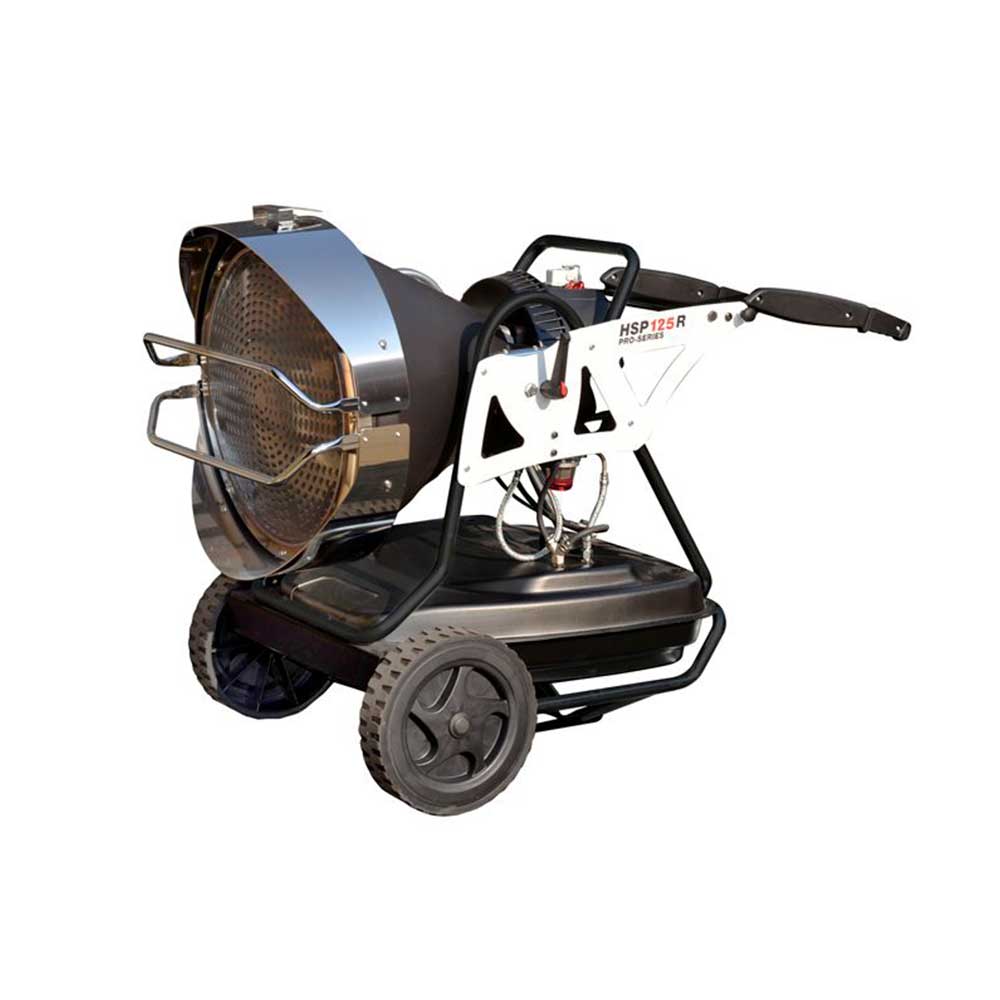 Portable Radiant Heater | HSP125R Pro Series | 125K BTU/hr | Kerosene/Diesel/Oil