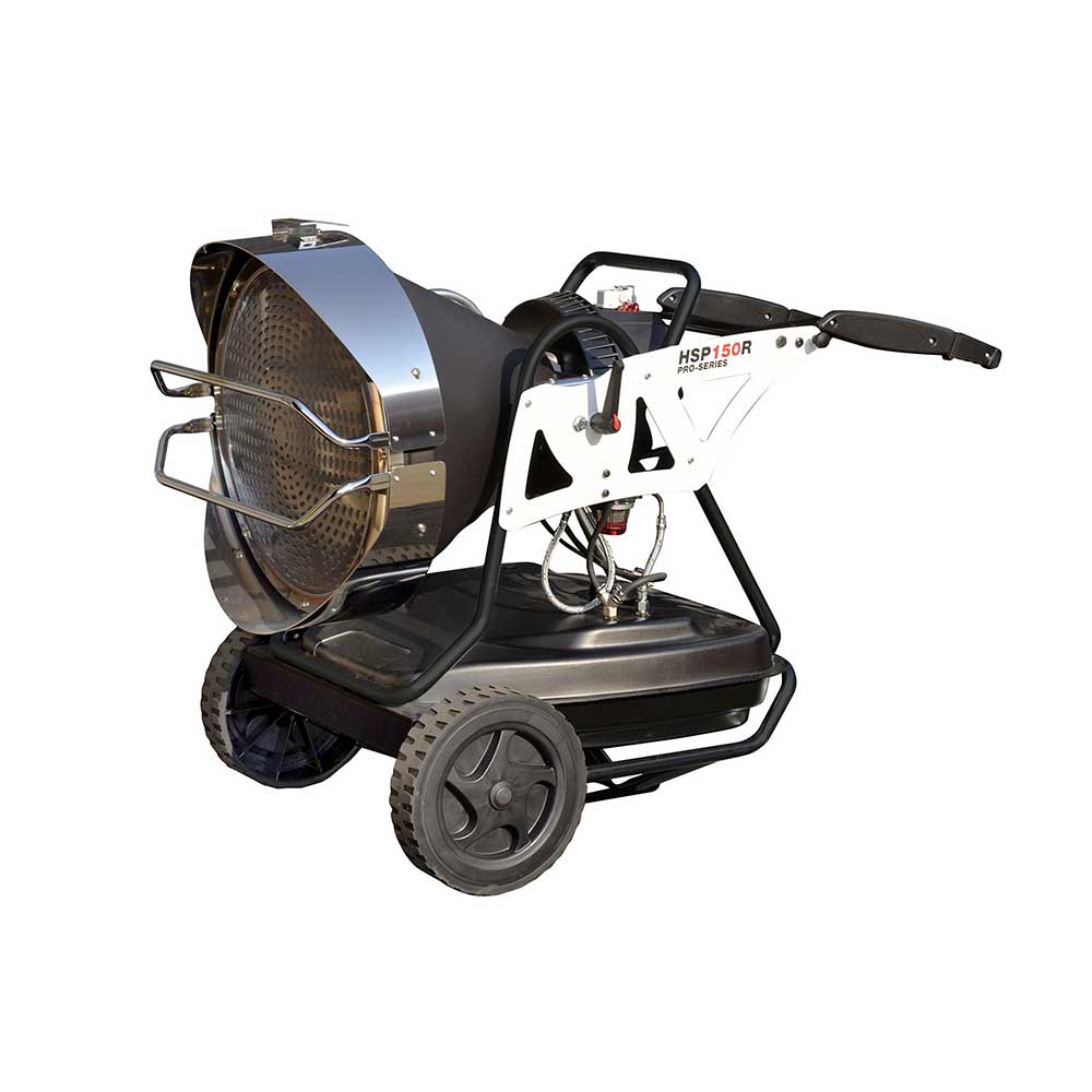 Portable Radiant Heater | HSP125R Pro Series | 102K/146K BTU/hr | Kerosene/Diesel/Oil