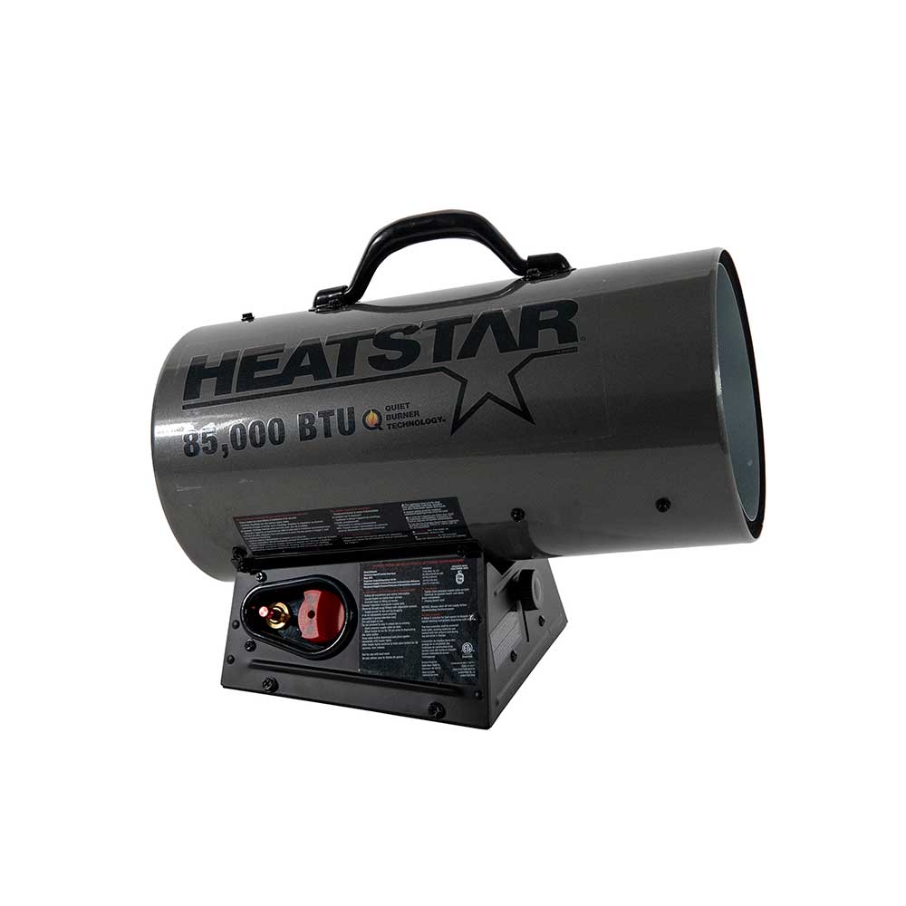 Portable Forced Air Heater | HS85QFAV | 85K BTU/hr | Propane