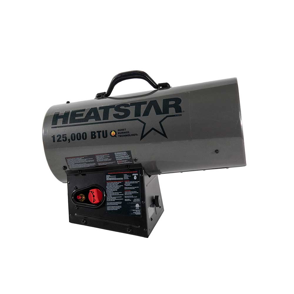 Portable Forced Air Heater | HS125QFAV | 125K BTU/hr | Propane