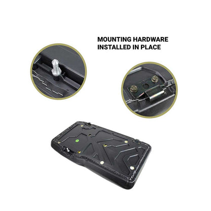 Uni Pro Black Passenger Seat Bottom for Polaris Ranger