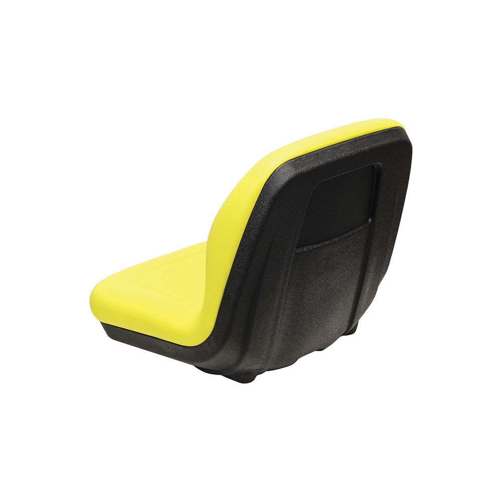 Milsco | XB180 | Bucket Seat | Mid-Back | Hinge Bracket | Yellow Vinyl | 6799