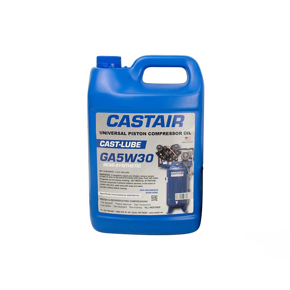 CASTAIR | 1 Gal. CastLube Semi Synthetic Oil | Universal 5W30 Multi Season Oil