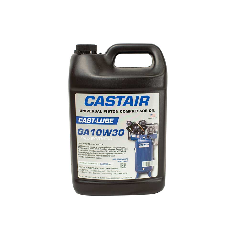 CASTAIR | 1 Gal. CastLube Fully Synthetic Oil | Universal 10W30 Multi Season Oil