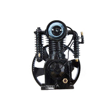 CASTAIR | 5-7.5 HP 2-Stage Recip. Comp. Pump w/ Oil | Inline 2-Cylinder | Flywheel O.D. 16.875 In.