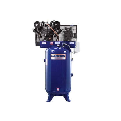 CASTAIR Compressor | Industrial Series | 80 Gal. Vertical | 7.5HP 1-Ph 230V | 28.1 CFM @175 PSI