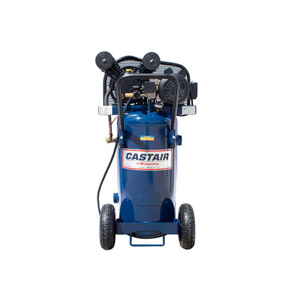 CASTAIR Compressor | Garage Series | 20 Gal. Vertical Portable | 2HP - 1 Phase 115V