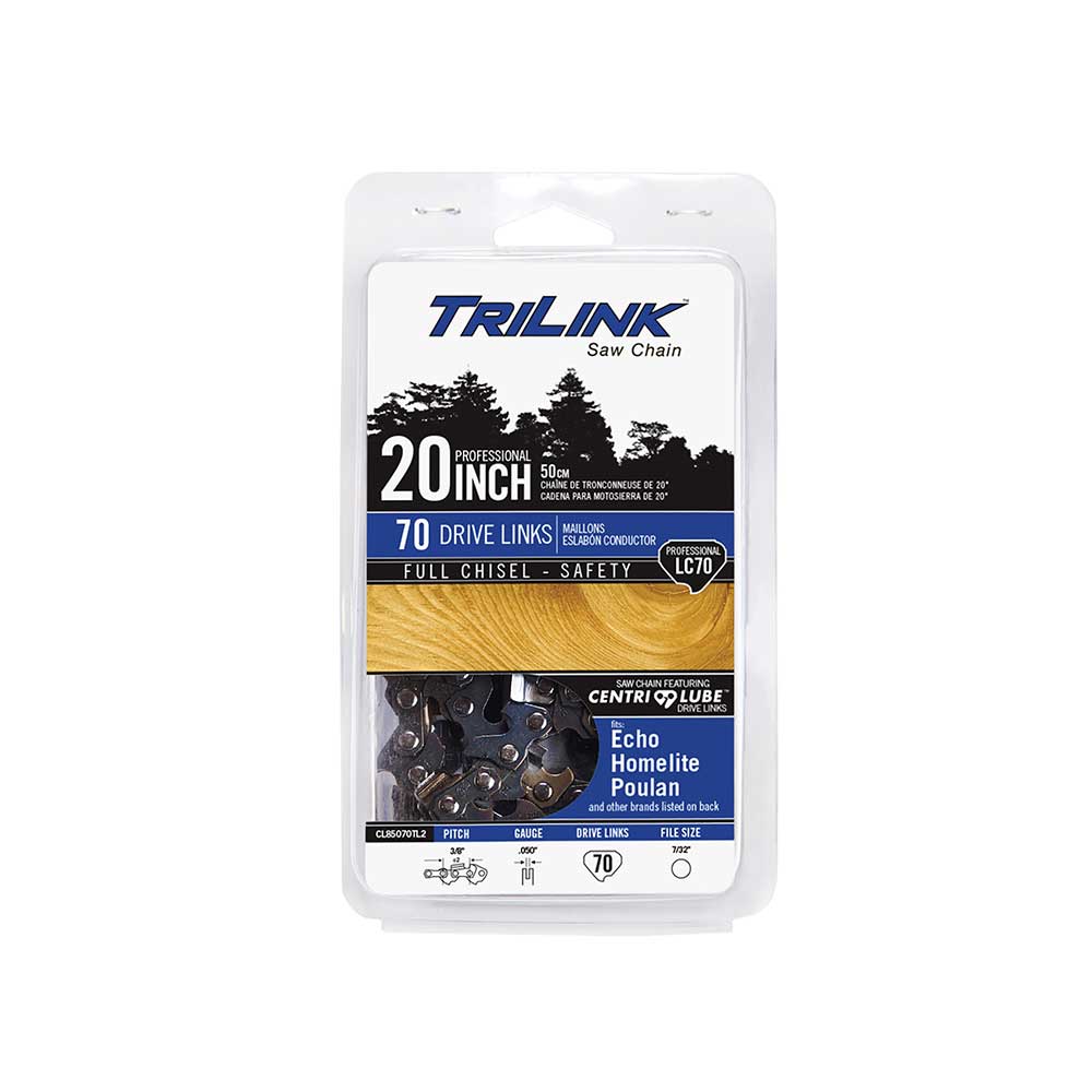 TriLink | Saw Chain | 12 In. | 45 DL | 3/8 In. LP | .050 In. | Semi-Chisel Reduced Kickback