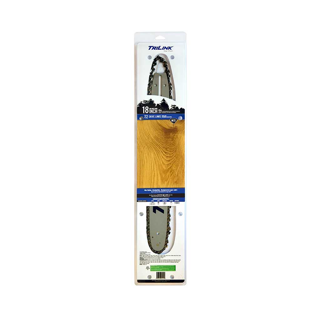 TriLink | 18 In. Bar and Chain Combo | 72 DL | .325 In. | .050 In. | Semi-Chisel Reduced Kickback