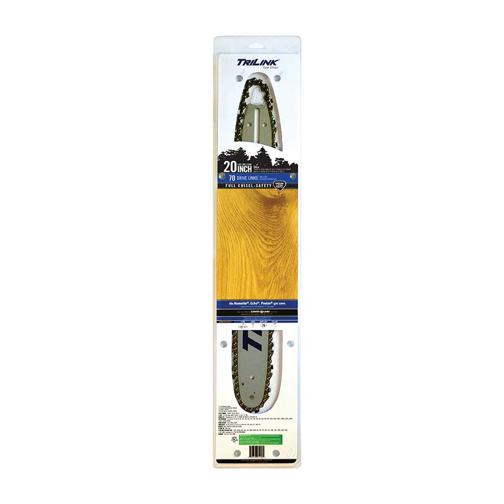 TriLink | 20 In. Bar and Chain Combo | 70 DL | 3/8 In. | .050 In. | Chisel Reduced Kickback