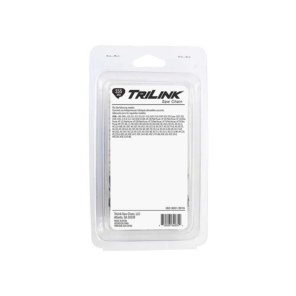 TriLink | Saw Chain | 16 In. | 55 DL | 3/8 In. LP | .043 In. | Semi-Chisel Reduced Kickback