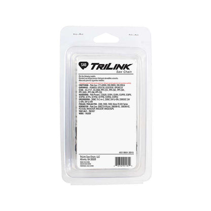 TriLink | Saw Chain | 10 In. | 40 DL | 3/8 In. LP | .050 In. | Semi-Chisel Reduced Kickback