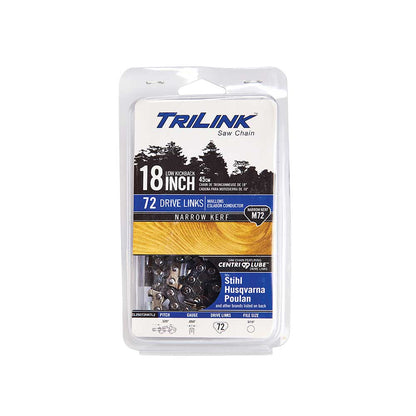 TriLink | Saw Chain | 18 In. | 72 DL | .325 In. | .050 In. | Semi-Chisel Standard Narrow Kerf