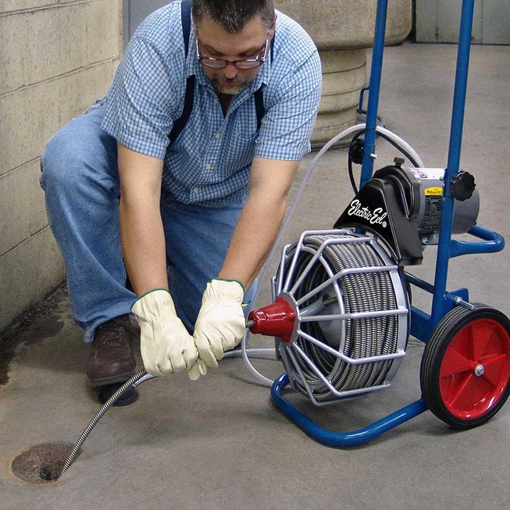 Drain Machine 1/2 In. x 75 Ft. Complete Kit