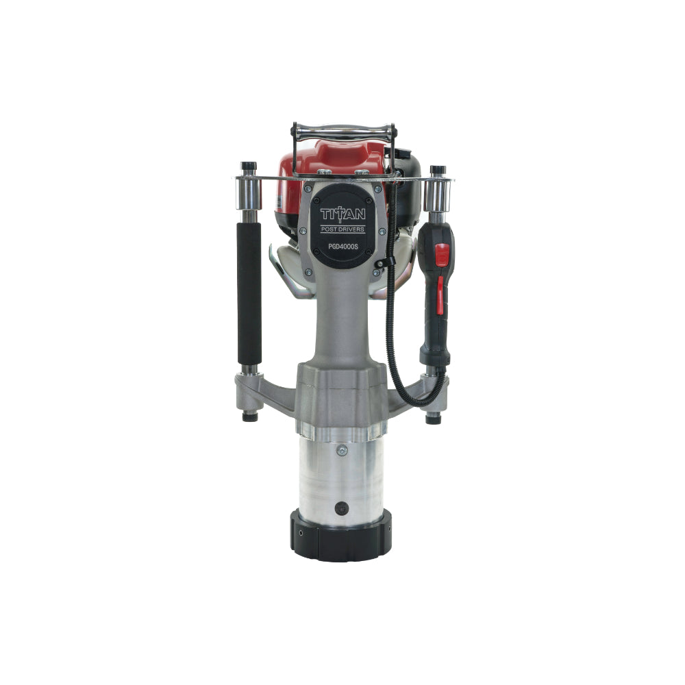 Titan Post Driver | Pro Fence Package w/ Barrel, Drive Caps |  Gas-Powered 1.2HP Engine
