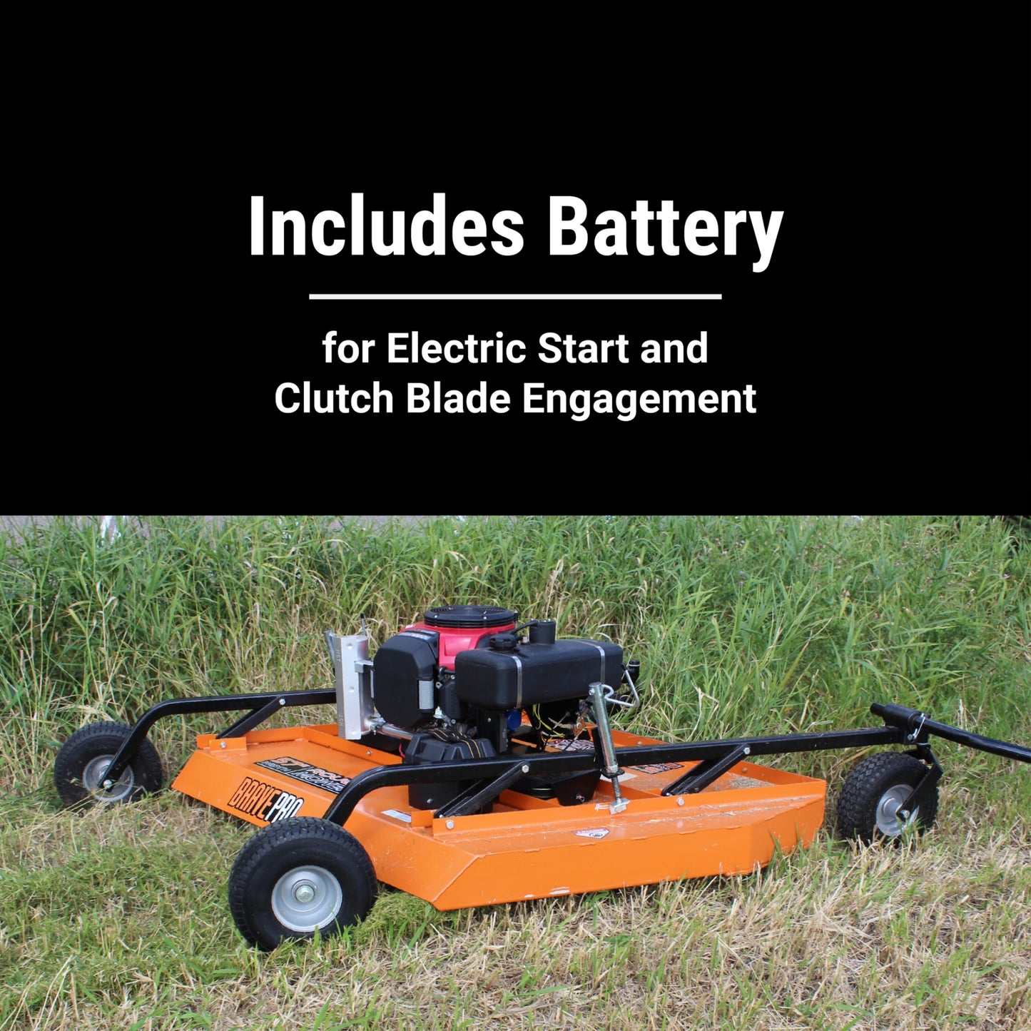 BravePro Rough Cut Mower | 57 in. Towable | Honda GXV630