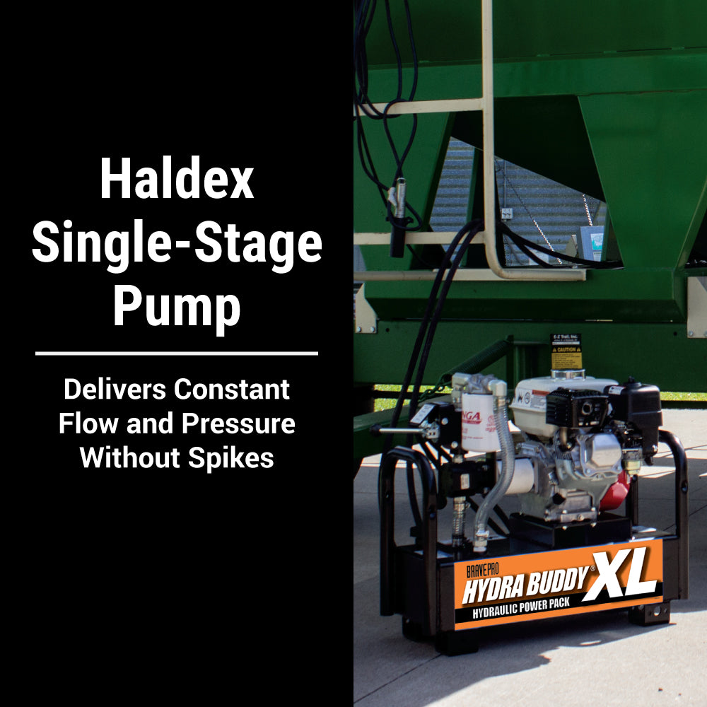 BravePro Hydra Buddy | Hydraulic Power Pack | 1,500 PSI | 7 GPM | Recoil Start | Honda GX270