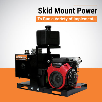 BravePro Hydraulic Power Pack | 3,000 PSI | 9 GPM | Electric Start | Honda GX630