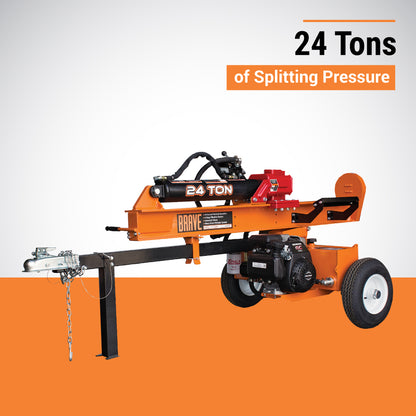 Brave Log Splitter | 24-Ton | Honda GC160