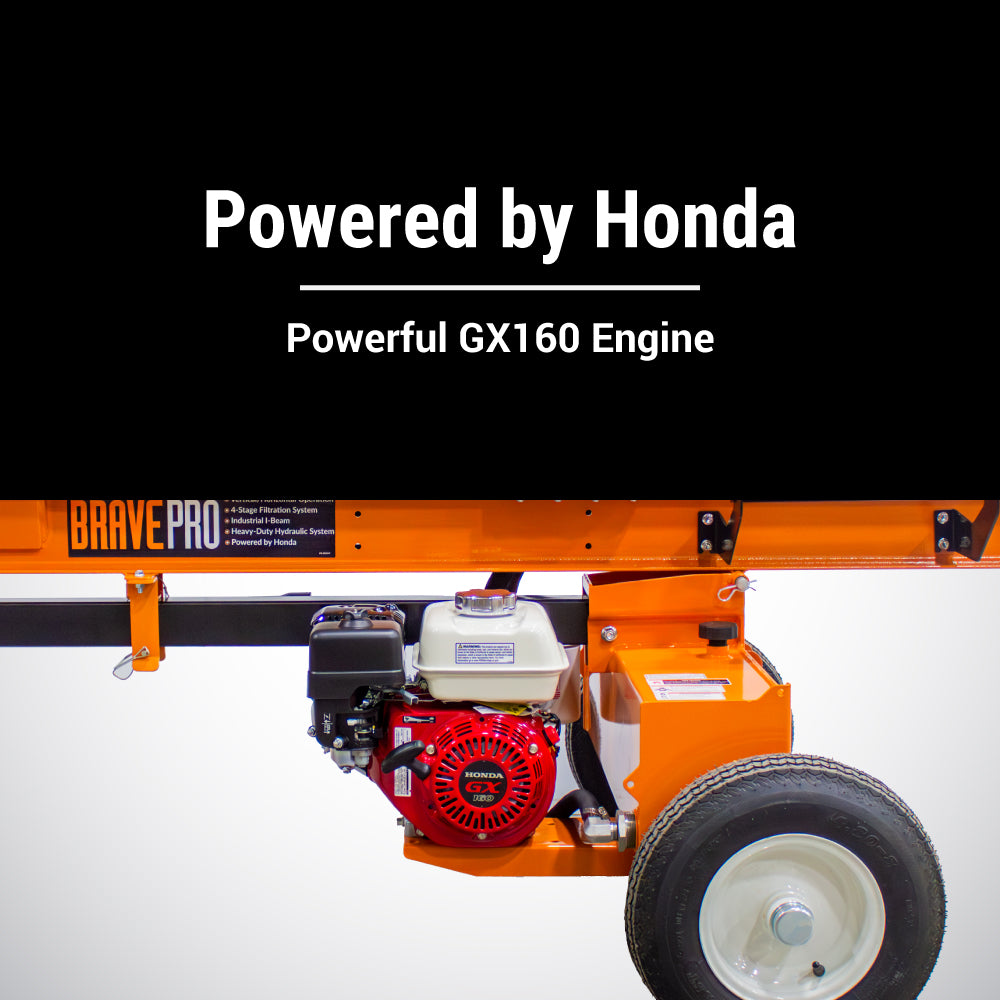 BravePro Log Splitter | 24-Ton | Honda GX160