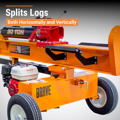 BravePro Log Splitter | 30-Ton | Honda GX200